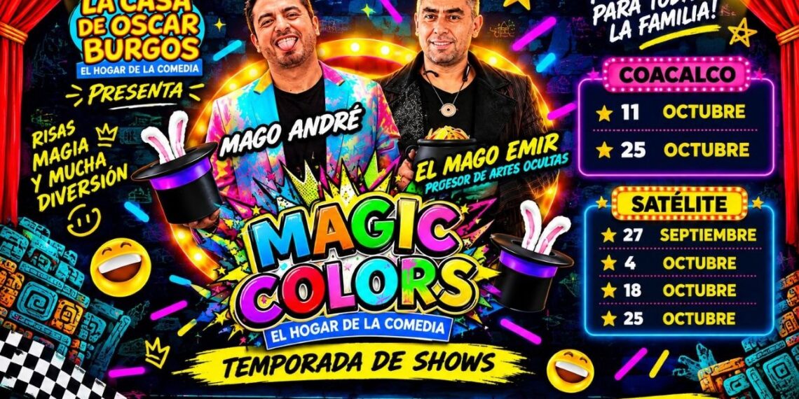 ¡La magia cobra vida! Magic Colors llega con Mago André