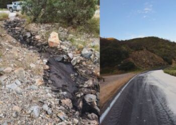 Profepa atiende derrame de 12 mil litros de ácido sulfúrico tras volcadura en Sonora