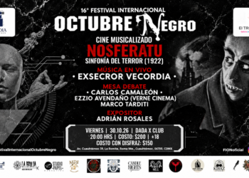 El Festival Internacional Octubre Negro PRESENTARÁ “NOSFERATU” este viernes con música en vivo en el CLUB DADÁ X