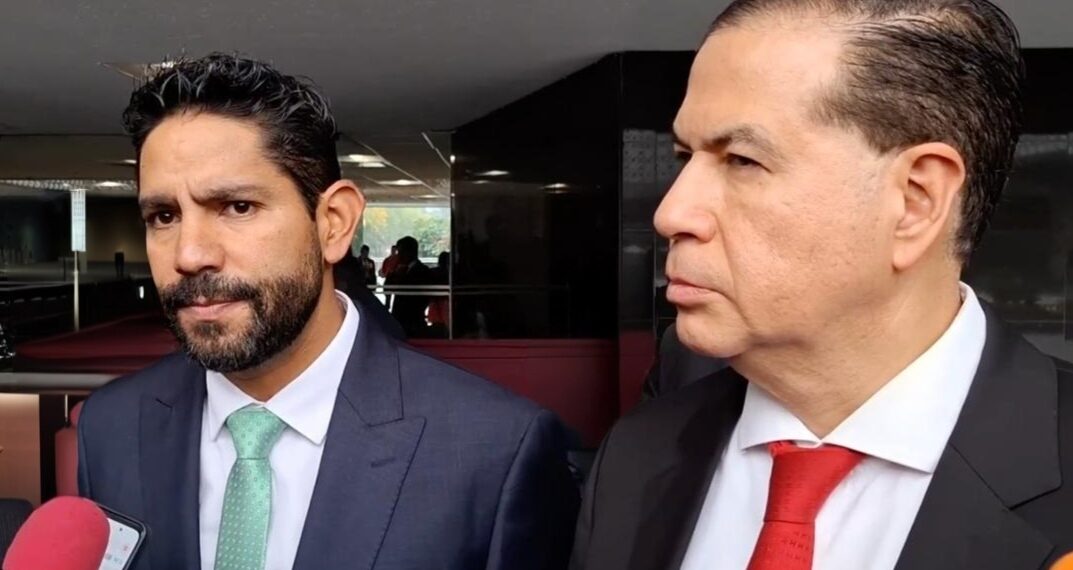 Reunión con titular del OIC del INE, para informar sobre investigación de irregularidades en contratación de material electoral: Javier Herrera y Ricardo Mejía