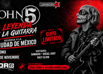 John 5 de Mötley Crüe llevará su virtuosismo a la ciudad de México y Ocoyoacac con dos conciertos en noviembre