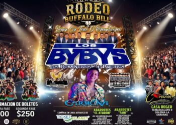 Los Bybys y Jorge Carmona llevarán una gran fiesta de cumbia, salsa y romanticismo al Rodeo Buffalo Bill de Tultitlán