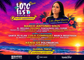 Abigail Ramírez confirma que todo está listo para el TONIC FEST 2026 y apuesta por devolverle a Acapulco su grandeza