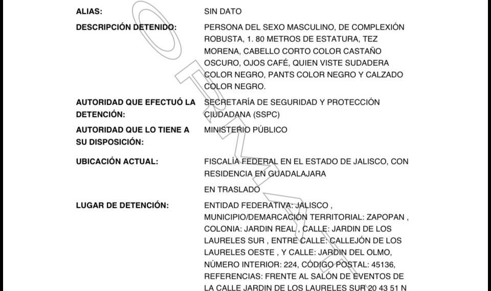 Detiene en Jalisco al abogado Aldo Castellanos Torres, presunto integrante de Red de litigantes ligados a fraudes, despojos y lavado de dinero del CJNG 