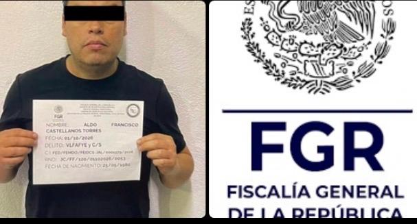 Vinculan a proceso al abogado Aldo Francisco Castellanos Torres investigado por presuntos vínculos con el CJNG: FGR