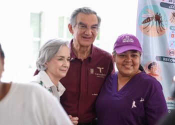 Gobernador Américo Villarreal y María de Villarreal acercan servicios de salud a las familias a través de Lazos del Bienestar