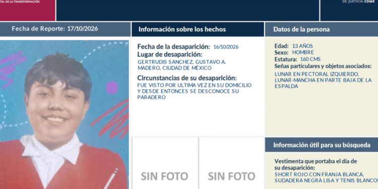 Buscan a Isaac, niño de 13 años desaparecido en la GAM; habría sido enganchado mediante un videojuego