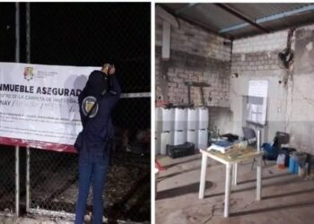 Hallan un laboratorio clandestino y prendas similares a los uniformes de corporaciones de seguridad en cateo en Nayarit