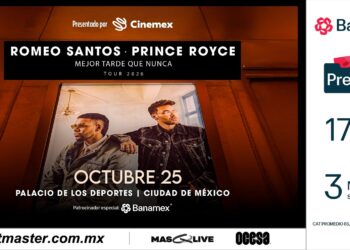 Romeo Santos y Prince Royce unirán sus voces en el Palacio de los Deportes con su gira de bachata