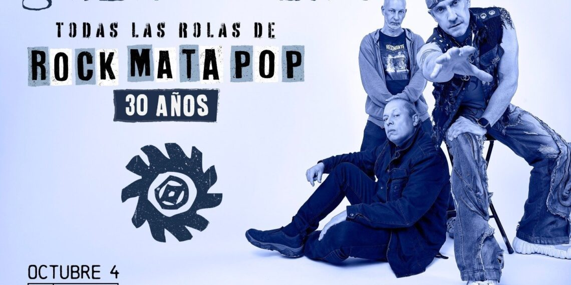 Guillotina celebra 30 años de Rock Mata Pop este domingo en el Lunario